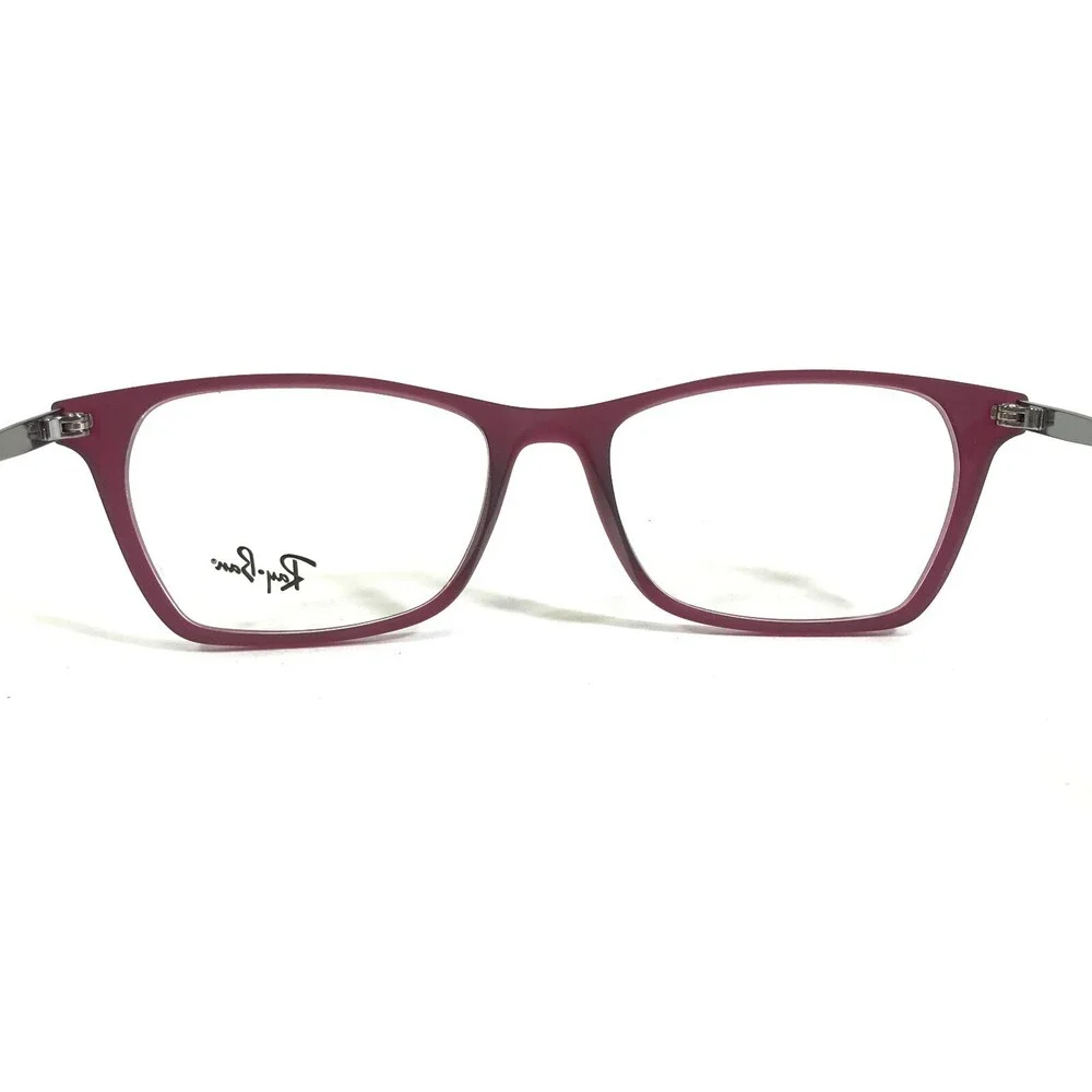 Ray-Ban Eyeglasses Frames RB7053F 5526 Purple Silver Rectangular 54-17-140